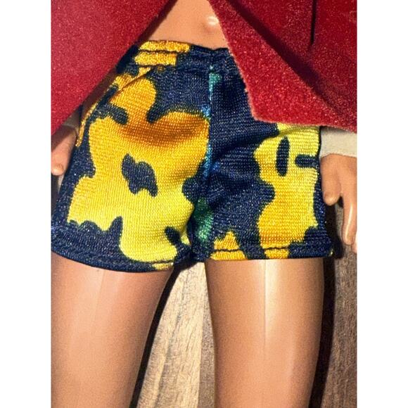 VINTAGE 1986 Heart Family Ken Doll (1968 Mark) Red Formal & Tropical Shorts Lot - Picture 4 of 16